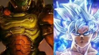 goku vs doomslayer