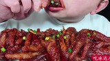 [Food][ASMR]Eat scorching fired chicken feet