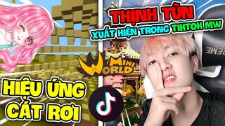 HÙNG AKIRA LẦN ĐẦU XEM HIỆU ỨNG CÁT RƠI TUYỆT ĐẸP VÀ THỊNH TŨN XUẤT HIỆN TRONG TIK TOK MINI WORLD