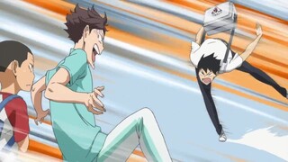 Hinata and Kageyama arguing, Kageyama asks Oikawa for help, Haikyuu funny moment