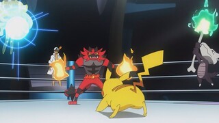 The end of the sun and the moon is Xiaozhi one-on-three! The audience cheered Ash Alola champion. [ Pokémon Journey 112 ]