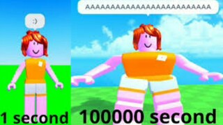 Roblox every second you get ______