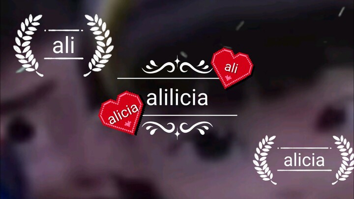 wuu ali alicia alilicia cupid😏💖