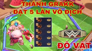 LIÊN QUÂN : Thánh Grakk Bụng Bự Đạt 5 Lần Vô Địch Giải Đấu Đô Vật Trên Máp Sinh Tử Mới