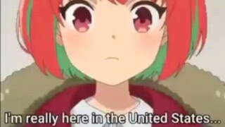When a japanese girl visit U.S