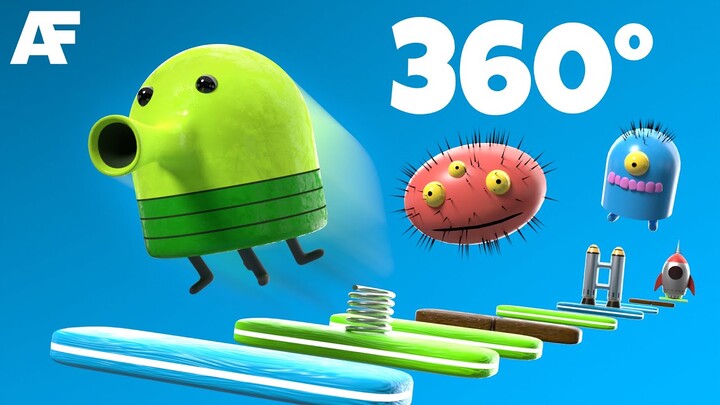 Doodle Jump in 360° (Virtual Reality)