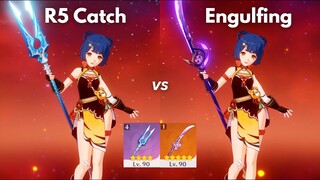 R5 Catch vs Engulfing !! is Englufing worth pull ? [ Genshin Impact ]