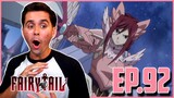 "ERZA'S NEW ARMOR" Fairy Tail Ep.92 Live Reaction!