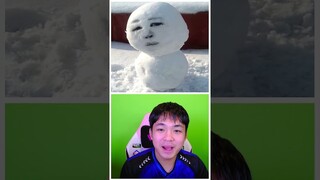 รวมรูปปั้นหิมะที่คุณไม่เคยเห็นมาก่อน #shorts #memes #ภาพแปลกๆ #ภาพตลก