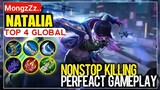 NATALIA Top 4 Global | Full Gameplay by [ MongzZz.. ] - Mobile Legeds Bang Bang