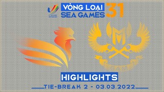 Highlights SE vs GAM [TIE-BREAK 2][Vòng Loại Seagame31 - Vòng 2][03.03..2022]