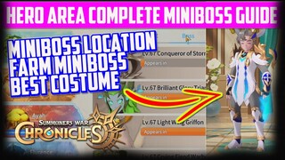 HERO AREA MINIBOSS FULL GUIDE, CRAFT BEST COSTUME | SW CRHONICLES