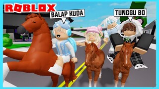 Aku Dan Adiku Ikut Lomba Balap Kuda Di Roblox Brookhaven ft @Shasyaalala