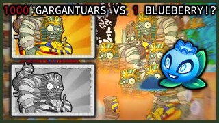 1000 GARGANTUARS VS 1 BLUEBERRY???? (NO CLICKBAIT🔥🔥🔥) (OMG GONE WRONG!!?! 😳😳😳)