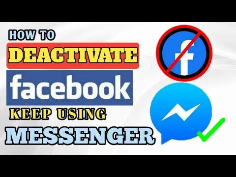 HOW TO DEACTIVATE FACEBOOK ONLY NOT MESSENGER / PAANO MAG DEACTIVATE NG FACEBOOK ACCOUNT