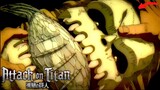 Eren Uses The Jaw Titan To Eat The Warhammer Titan