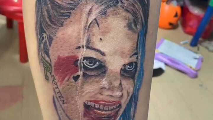 harley queen tattoo🥰