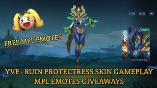 NEW SKIN: YVE RUIN PROTECTRESS SKIN - MLBB