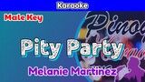 Pity Party by Melanie Martinez (Karaoke : Male Key)