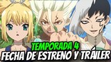 ¡DR STONE TEMPORADA 4 FECHA DE ESTRENO Y TRÁILER!