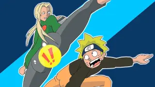 Naruto & Jiraiya vs Tsunade
