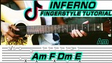 Inferno - Sub Urban | Bella Poarch (Guitar fingerstyle) tabs + Chords