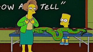 The Simpsons: (3) Bart’s new pet python is born with the Simpsons’ unique skills