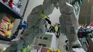 1/35 Gundam Barbatos Wolf King สูง 65 ซม. ทำด้วยมือพร้อมแผงยาง