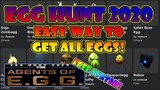HOW TO GET ALL EGGS IN EASY WAY! - EGG HUNT 2020