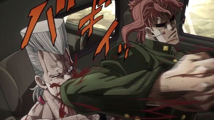 【JOJO】ฉากที่มีชื่อเสียงของฮานามิ (Kakyoin Noriaki และ Polnareff)