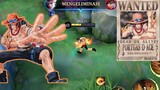 Skin Chou X Portgas D Ace, Betapa Kuatnya Kekuatan SI DONAT🍩 - One Piece X Mobile Legends