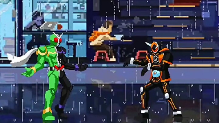 【MUGEN】Kamen Rider W vs Kamen Rider Hantu