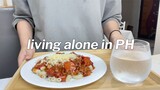 living alone in the Philippines : i do a thing called what i want