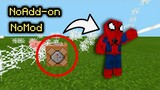 สอนวิธี!! ยิงใย & โหนใยแบบ Spiderman!! ทำได้จริง (NoMod NoAddon) | Minecraft PE