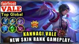 Kannagi Vale New Skin Gameplay by fairfrost Top Global Vale - Mobile Legends Bang Bang