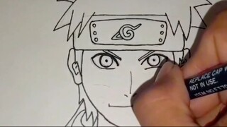 NARUTO 5 SPEED DRAWING #BESTOFBEST