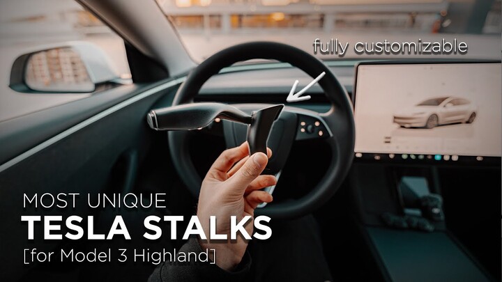 Tesla Stalks for Model 3 Highland | Our Best Turn Signal Upgrade.....Yet