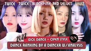 ranking the main dancers of BLACKPINK, TWICE, RED VELVET, VIVIZ/GFRIEND (2022 dancer’s analysis)