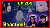 SasuSaku Moments! | Sasuke Retsuden | Boruto Episode 285 REACTION!!!