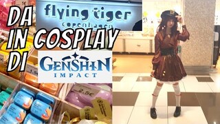 Lara va da Tiger in cosplay di Genshin Impact