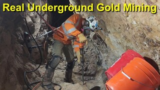 REAL Gold Mining Underground