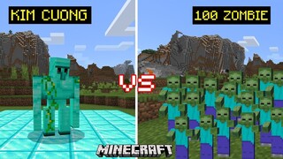 KHI IRON GOLEM KIM CƯƠNG XUẤT HIỆN CÓ ĐÁNH BẠI ĐƯỢC *BINH ĐOÀN ZOMBIE* TRONG MINECRAFT