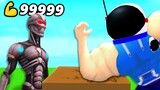 Defeating NEW VOID World in Arm Wrestling Simulator!!