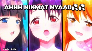 MAIN SAMA 3 CEWE SEKALIGUS( ANIME HAREM NO SENSOR)💦💦🤩🤩
