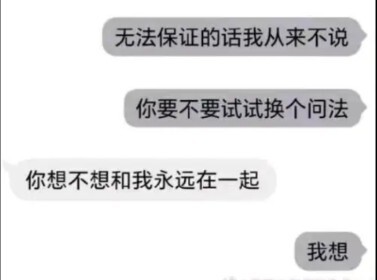 我想，我希望我是爱你的