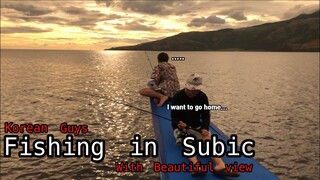 [travel] Korean guys try to Fishing in Subic #105 (ENG SUB) 필리핀 수빅 바다 위에서  낚시하기 !