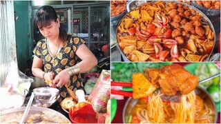 Tuyệt đỉnh BÚN RIÊU PHAN VĂN KHỎE topping "bạ chà bứ" | Địa điểm ăn uống