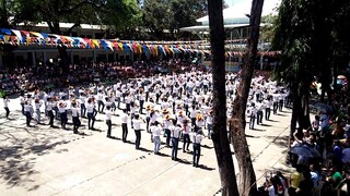 YMCA field demo dance performance