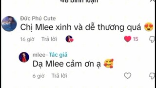 Dc chị Mlee thả tim bình luận trên youtube