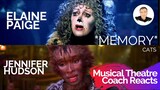 Musical Theatre Coach Reacts (MEMORY - JENNIFER HUDSON, ELAINE PAIGE) CATS